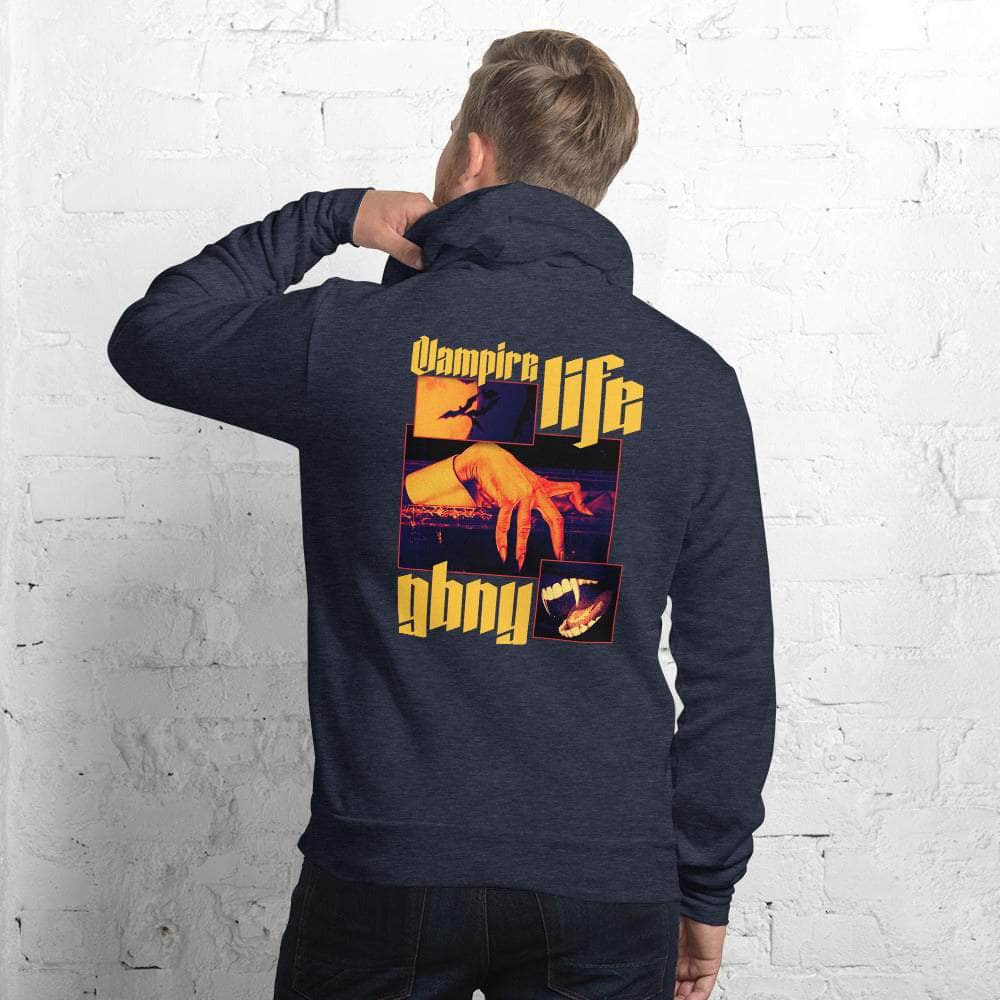 GBNY Heather Navy / S Vamp Life X GBNY "Hiding Vamp" Super Soft Hoodie - Men's 8693834_9251