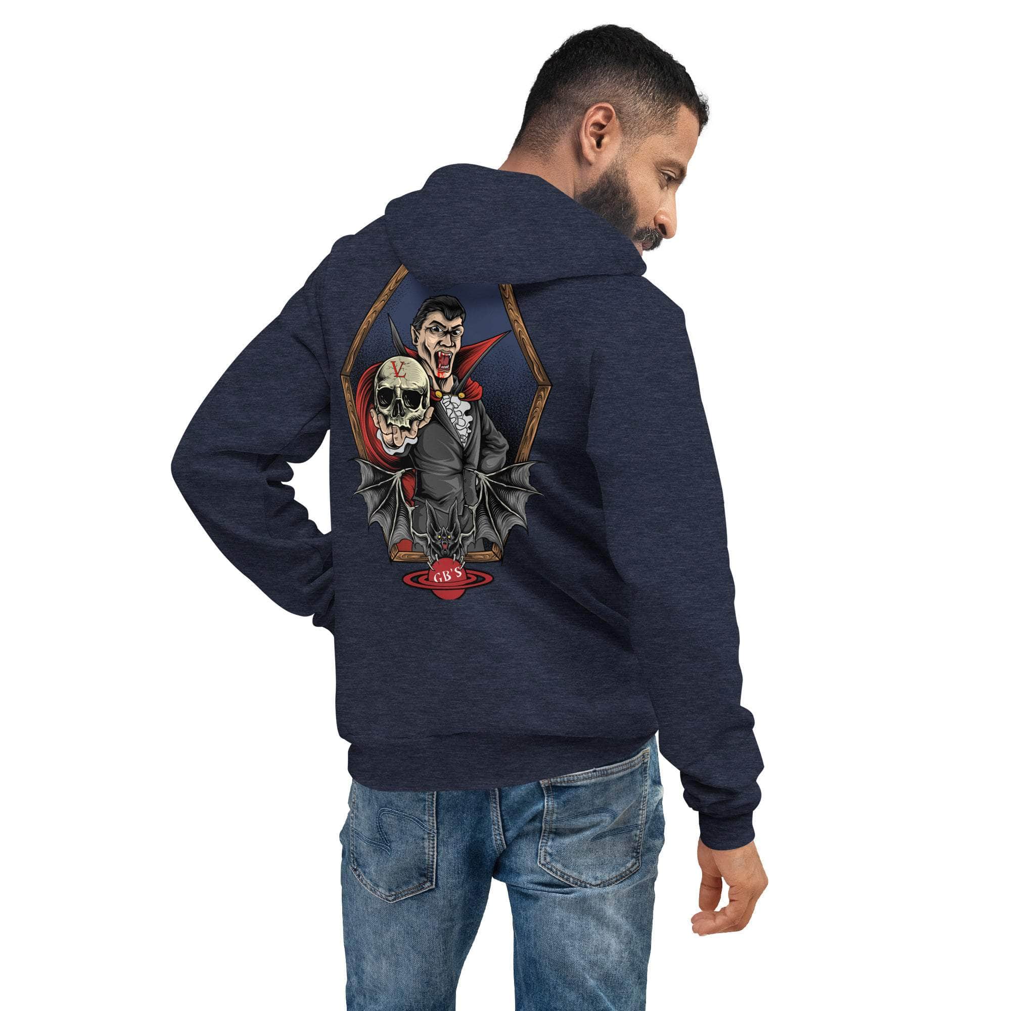 GBNY Heather Navy / S Vamp Life X GBNY "Vampire bat" Super Soft Hoodie - Men's 6935256_9251