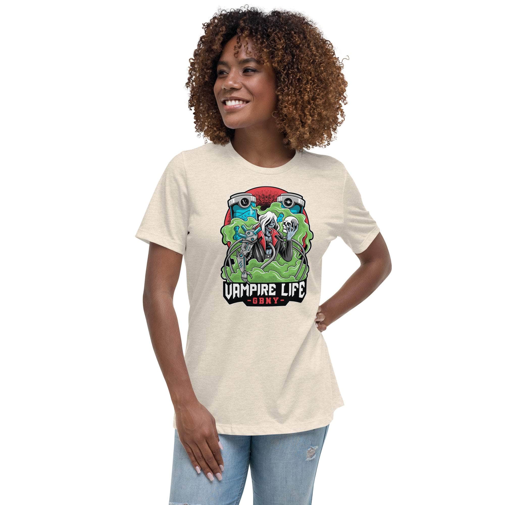 GBNY Heather Prism Natural / S Vamp Life x GBNY Venom T-Shirt - Women's 8589009_10545