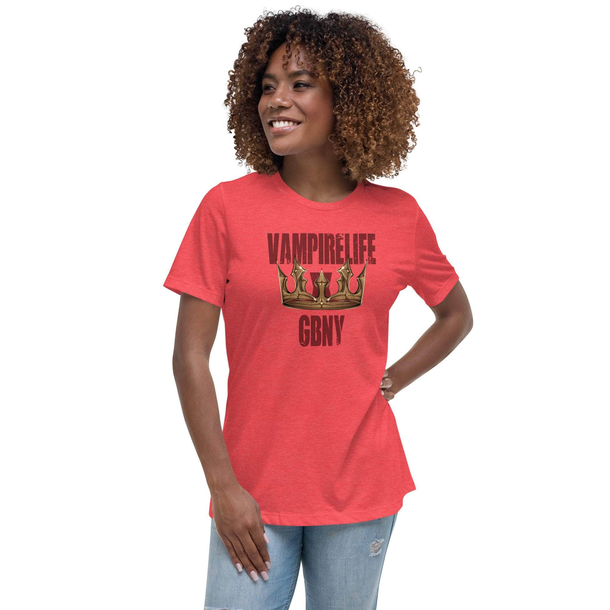 GBNY Heather Red / S Vamp Life x GBNY Land To Empire T-Shirt - Women's 2946489_14268