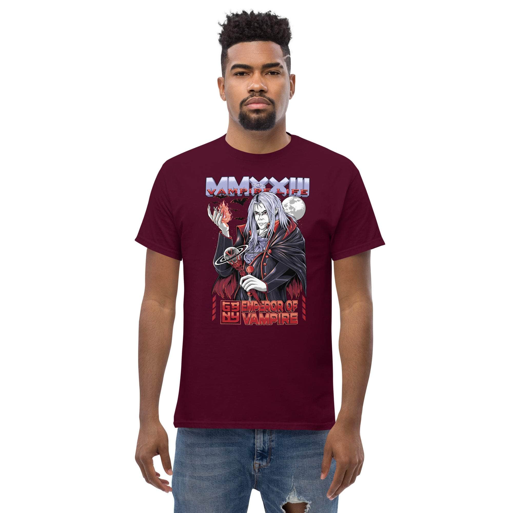 GBNY Maroon / S Vamp Life x GBNY Emperor Of Vamp Tee - Men's 4993479_12634