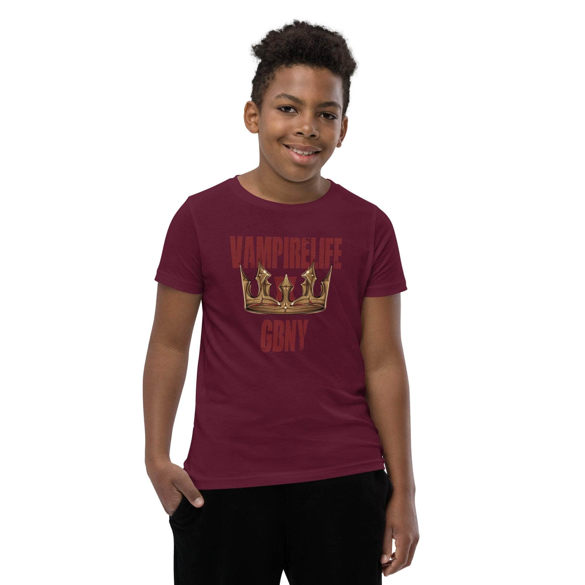 GBNY Maroon / S Vamp Life x GBNY Land To Empire T-Shirt - Kid's 4796398_17608