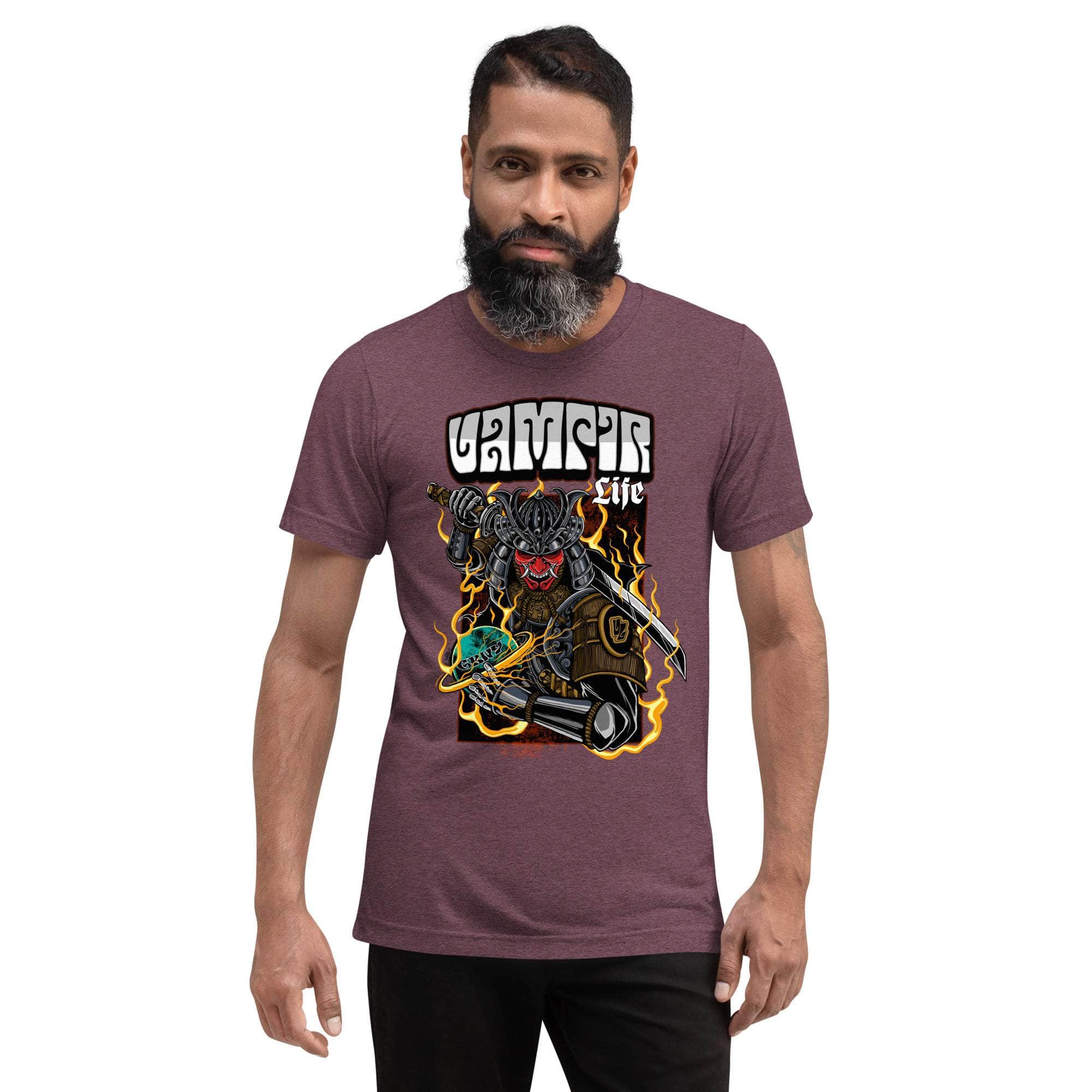 GBNY Maroon Triblend / XS Vamp Life X GBNY "Onimusha" T-shirt - Men's 1718989_6544