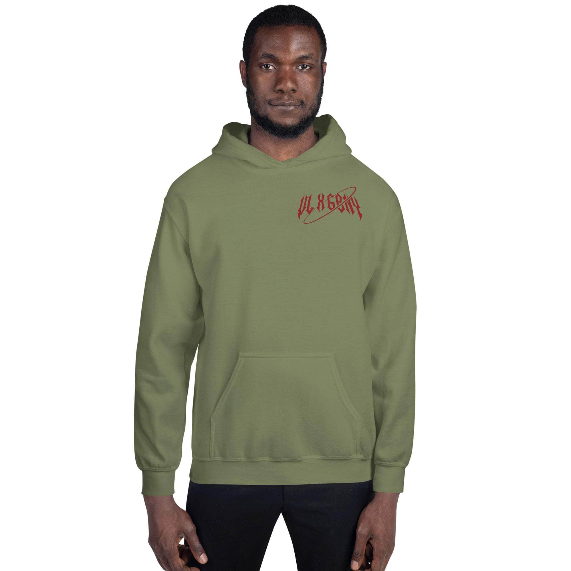 GBNY Military Green / S Vamp Life X GBNY "Vampires Throne" Hoodie - Men's 3357734_12989