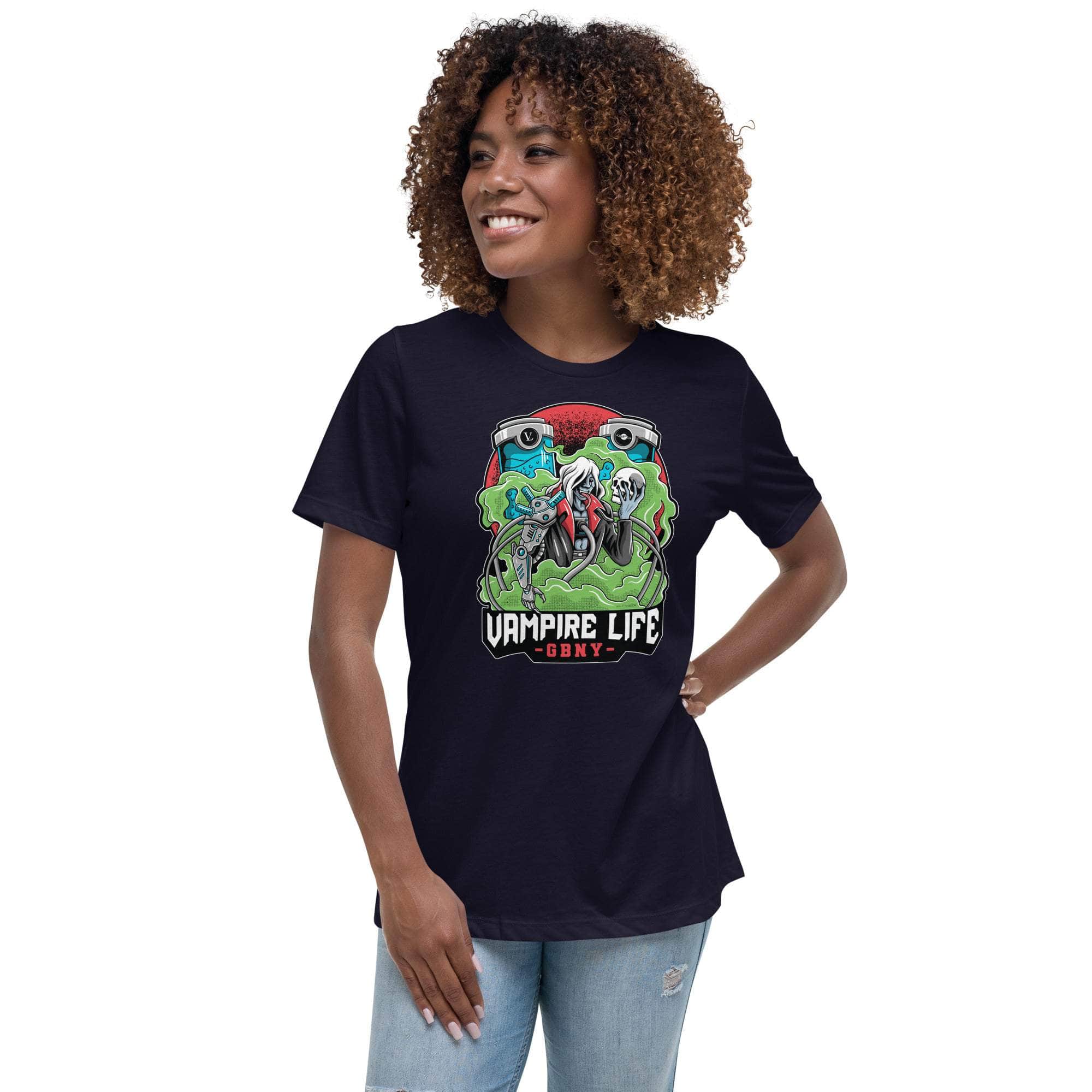 GBNY Navy / S Vamp Life x GBNY Venom T-Shirt - Women's 8589009_10235