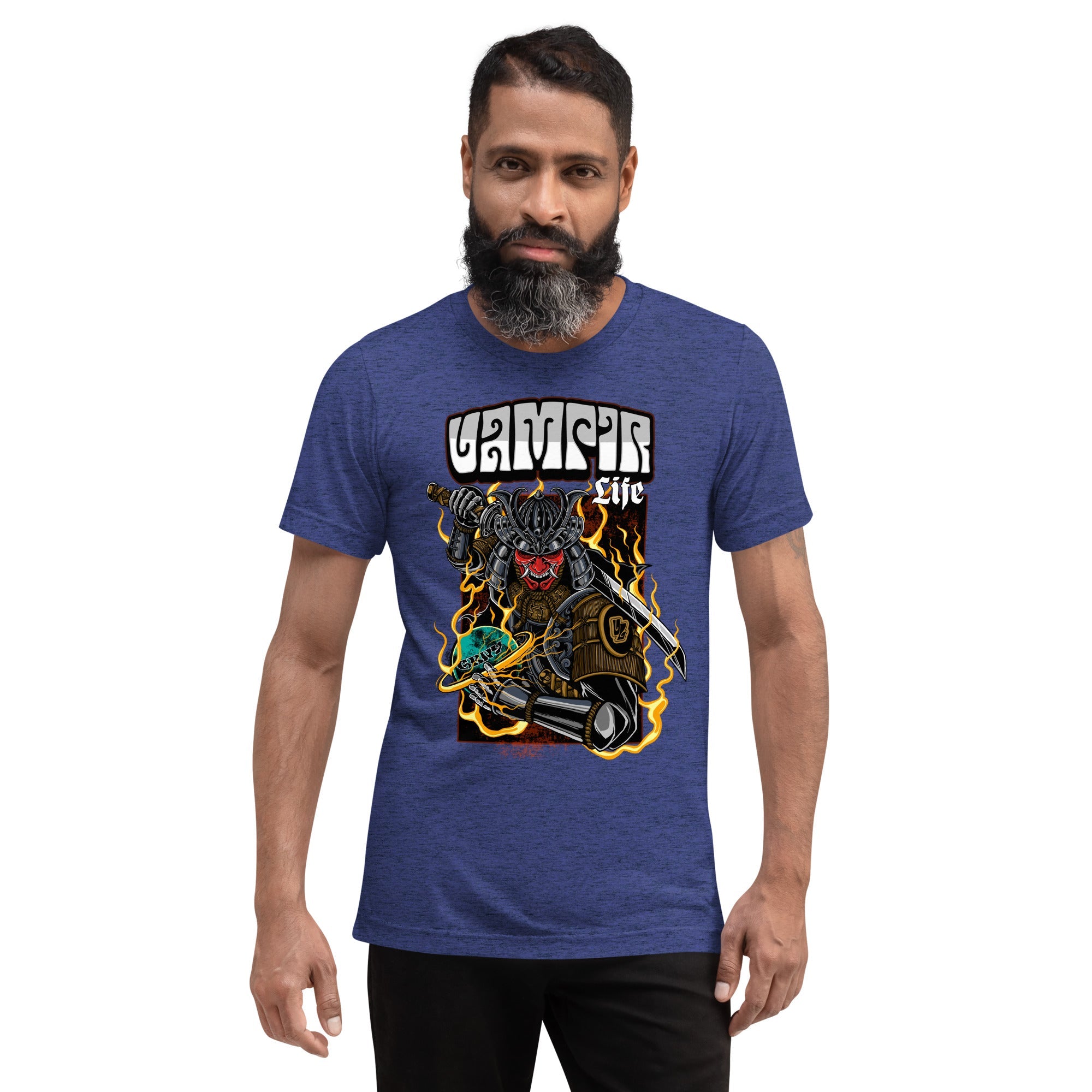 GBNY Navy Triblend / XS Vamp Life X GBNY "Onimusha" T-shirt - Men's 1718989_6552