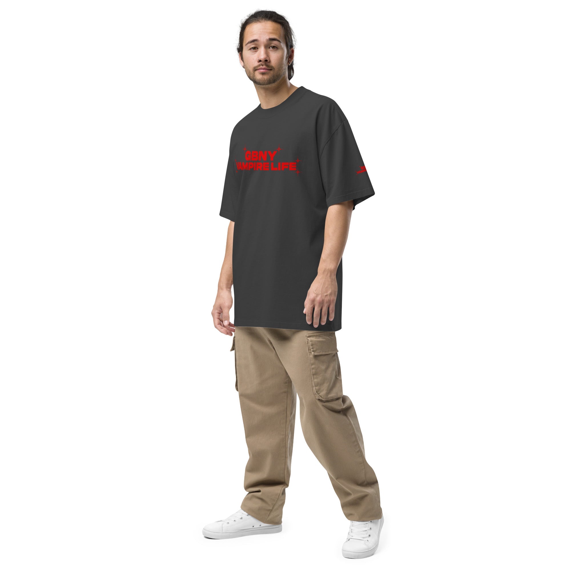 GBNY Vamp Life X GBNY "Hiding Angel" Oversized Faded T-shirt - Men's