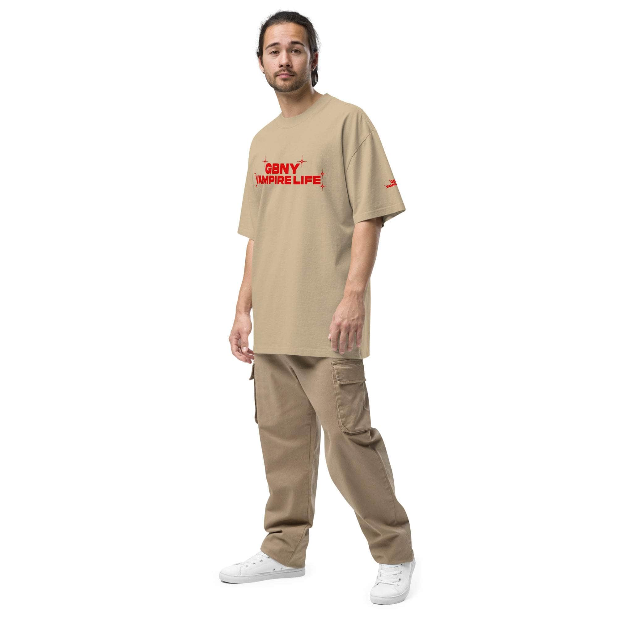 GBNY Vamp Life X GBNY "Hiding Angel" Oversized Faded T-shirt - Men's