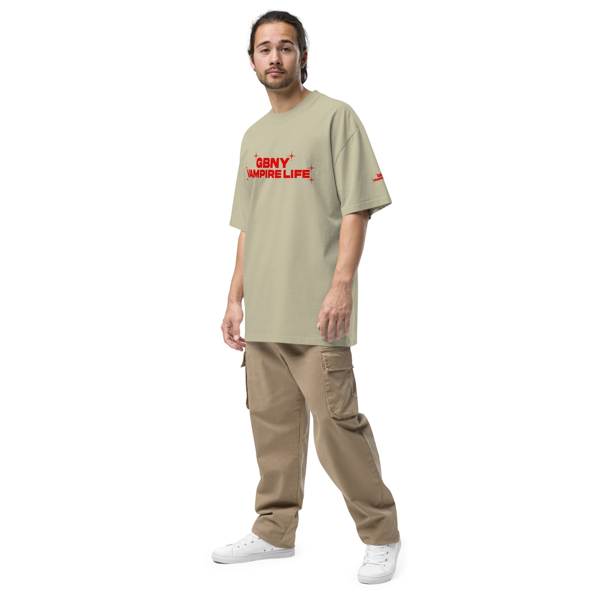 GBNY Vamp Life X GBNY "Hiding Angel" Oversized Faded T-shirt - Men's