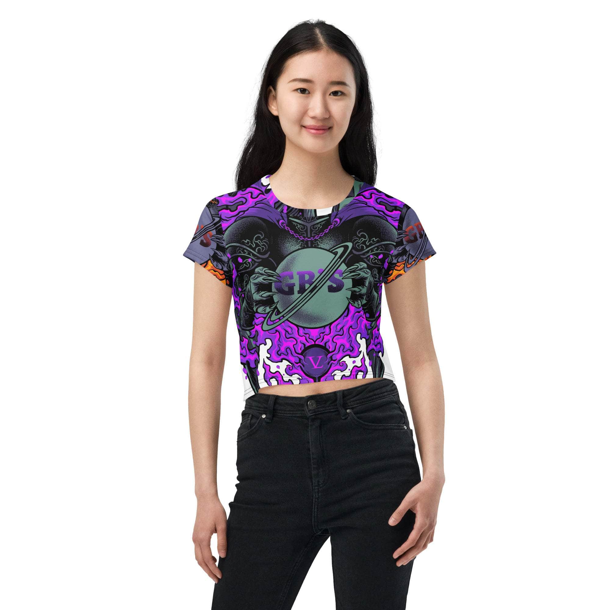 GBNY XS Vamp Life X GBNY "Scare The Scary" All-Over Print Crop Tee - Men's 3486837_9340