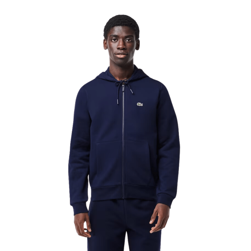 Lacoste fleece zip hoodie shop