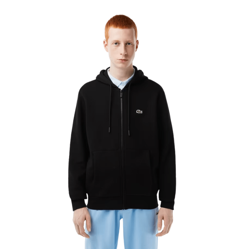 Mens black lacoste discount hoodie