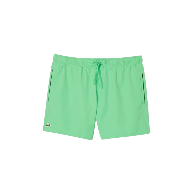 Lacoste Apparel Lacoste Lightweight Monochrome Swim Trunks - Men's