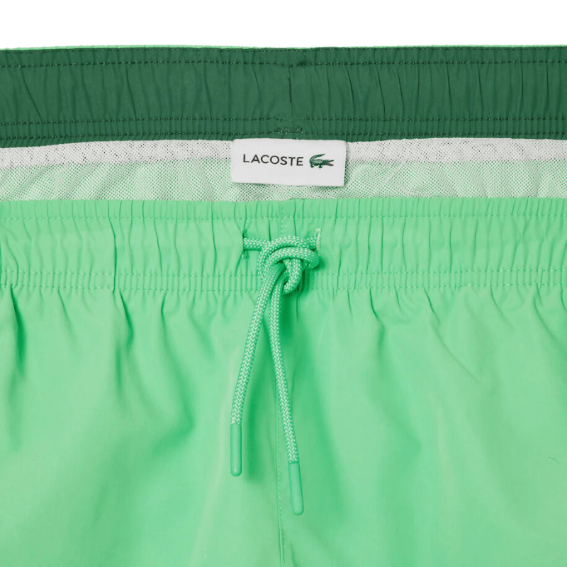 Lacoste Apparel Lacoste Lightweight Monochrome Swim Trunks - Men's
