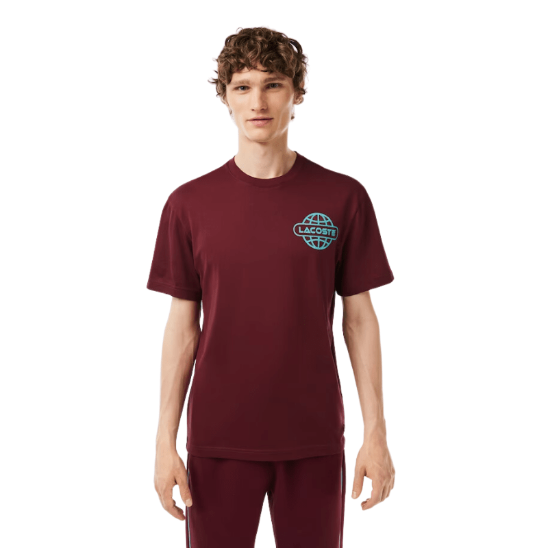 Lacoste Apparel Lacoste Printed Heavy Cotton Jersey T-Shirt - Men's