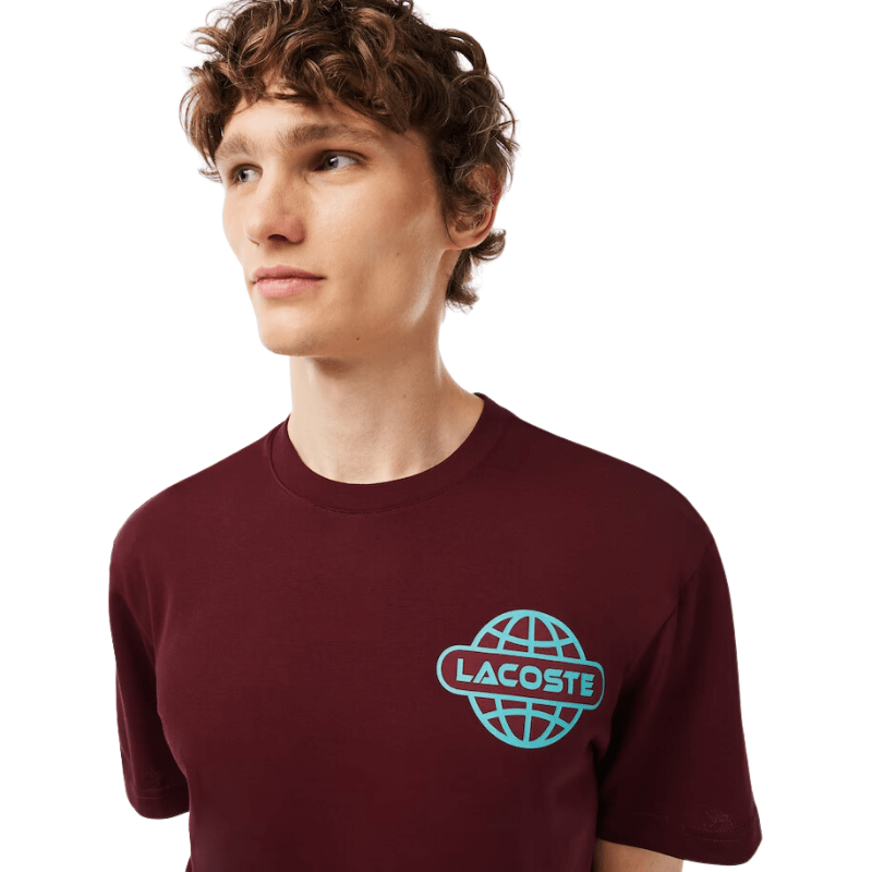 Lacoste Apparel Lacoste Printed Heavy Cotton Jersey T-Shirt - Men's