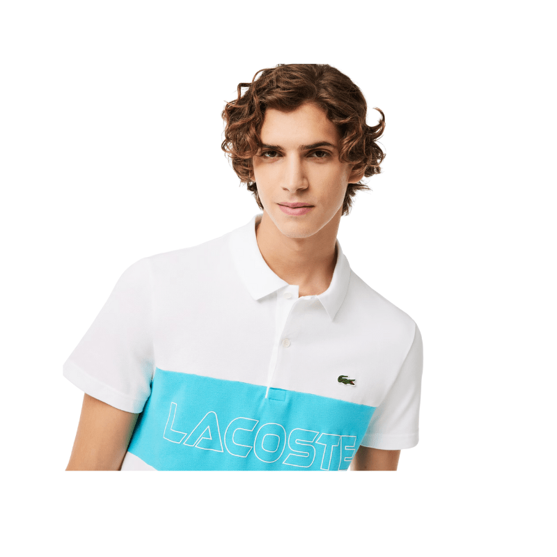 Lacoste Apparel Lacoste Regular Fit Stretch Piqué Colorblock Polo - Men's