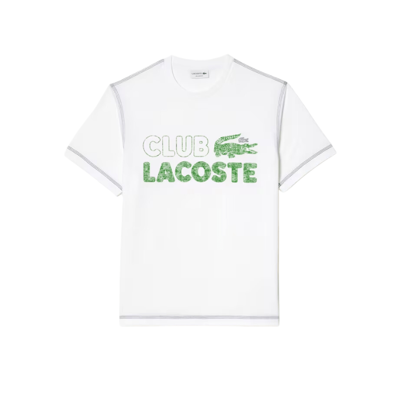 Lacoste Apparel Lacoste Vintage Print Organic Cotton T-Shirt - Men's