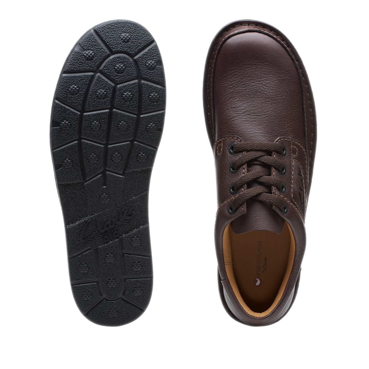 Clarks Nature II Brown Leather - Men's