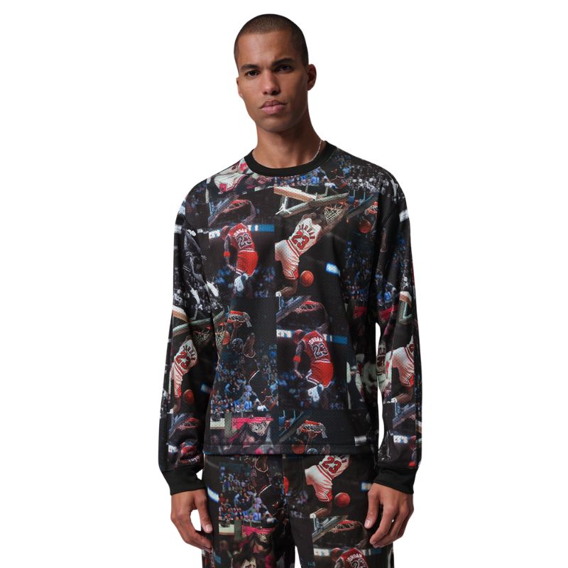 Air Jordan Flight Printed Long-Sleeve Jersey - Men's