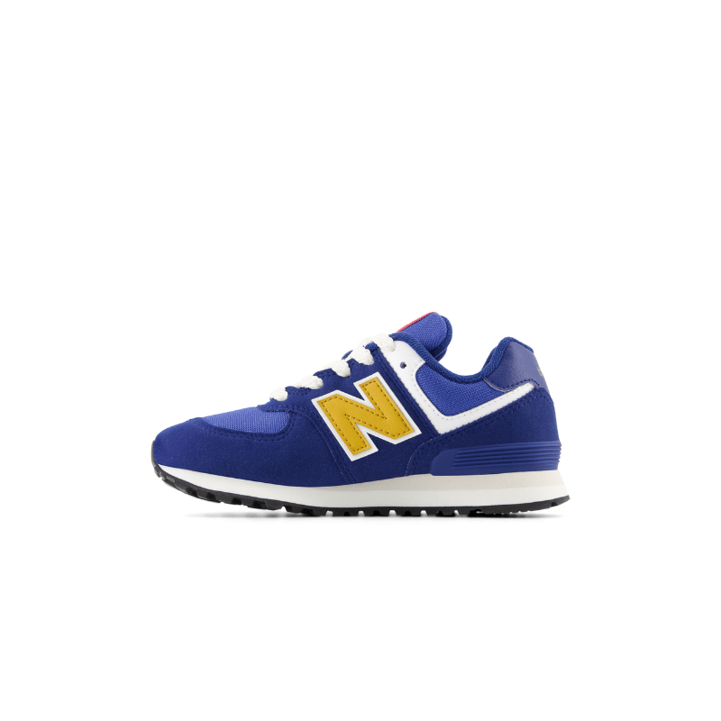 New Balance FOOTWEAR New Balance 574 Blue/Yellow - Kid's Pre School