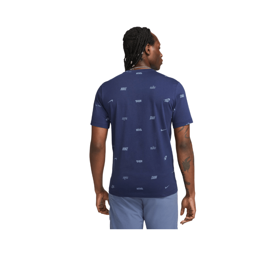 NIKE APPAREL Nike Club Allover Print T-Shirt - Men's