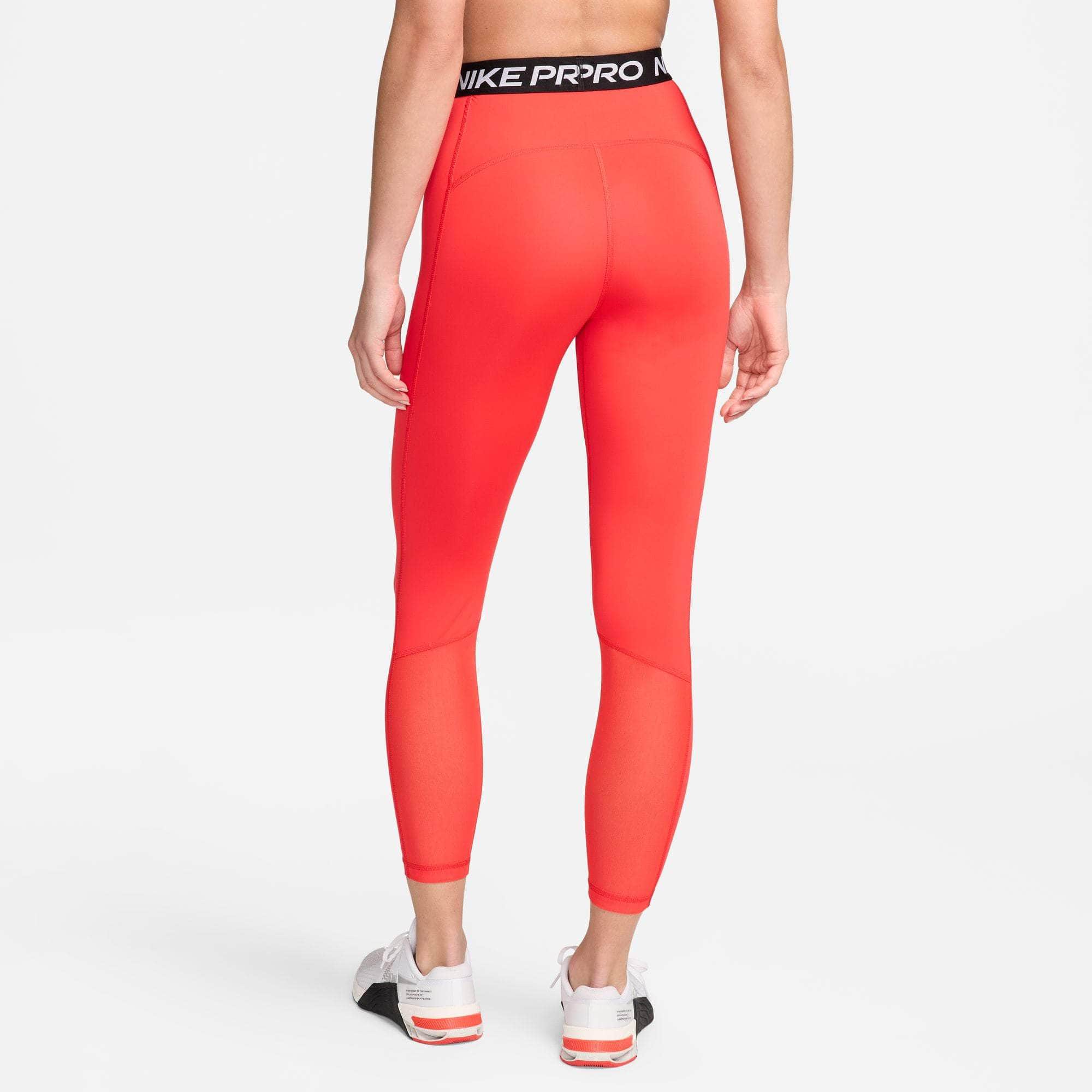 Nike Apparel Nike Pro 365 High-Waisted 7/8 Mesh Panel Leggings - Women's