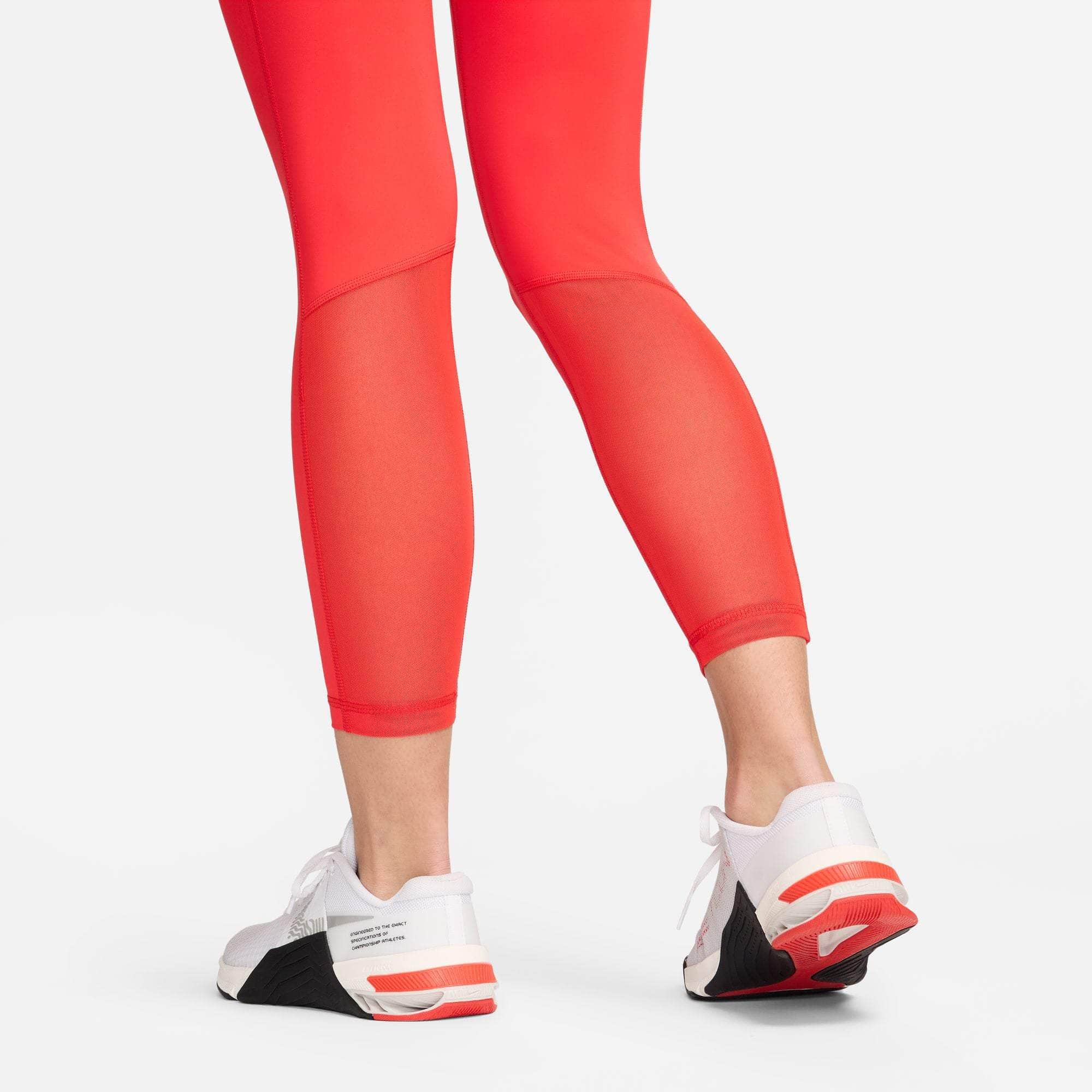Nike Apparel Nike Pro 365 High-Waisted 7/8 Mesh Panel Leggings - Women's