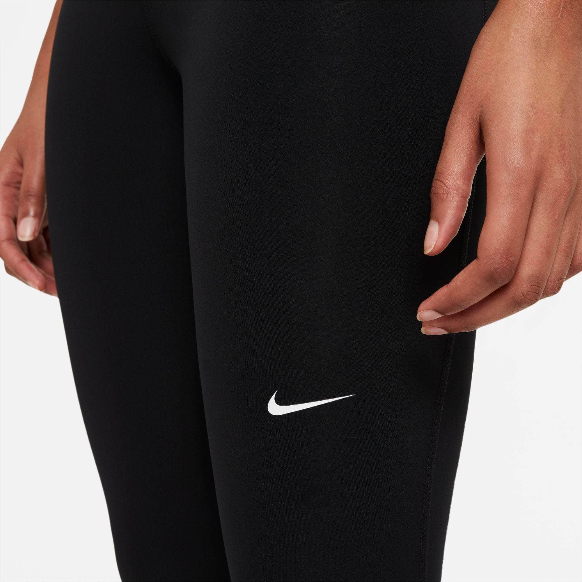 Nike APPAREL Nike Pro Mid-Rise Mesh-Paneled Leggings - Women's
