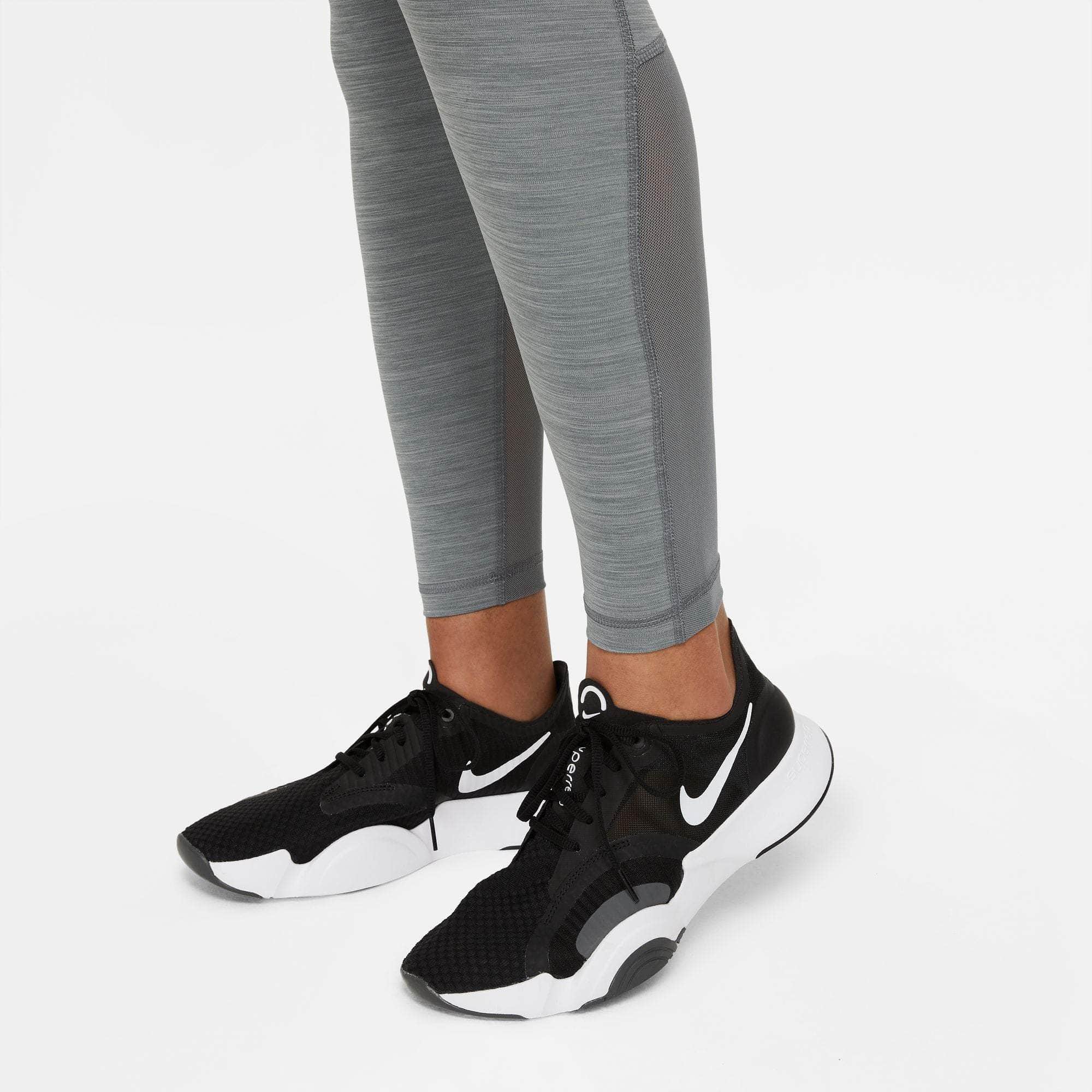 Nike APPAREL Nike Pro Mid-Rise Mesh-Paneled Leggings - Women's