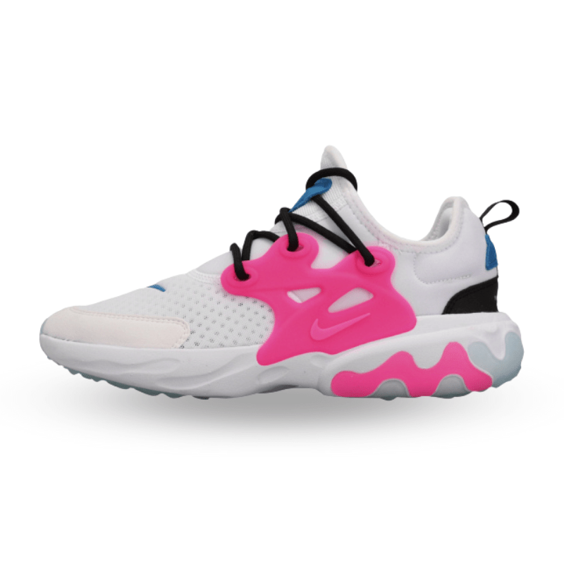 Nike FOOTWEAR 5 / Pink Nike React Presto 'White Hyper Pink Photo Blue' - Boys Grade School BQ4002-101-B.B.K5