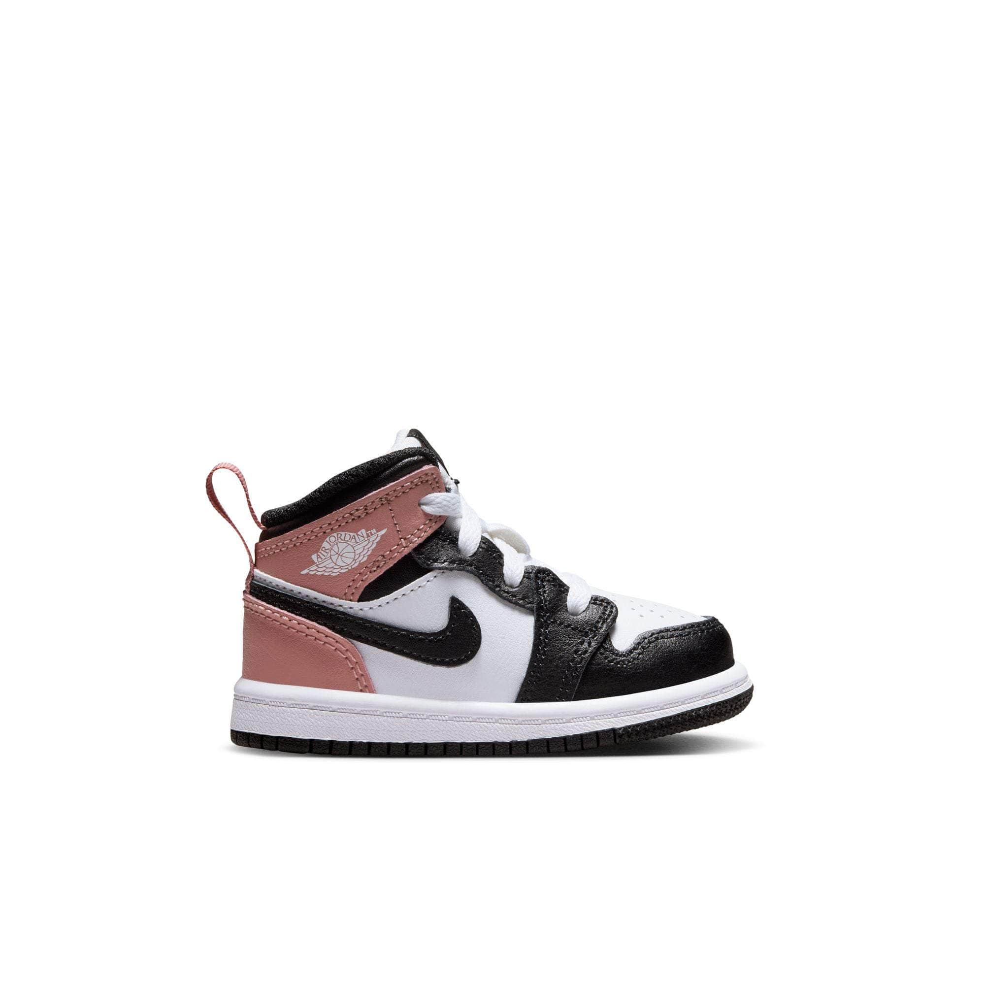 Nike FOOTWEAR Air Jordan 1 Mid "White Rust Pink Black" - Toddler