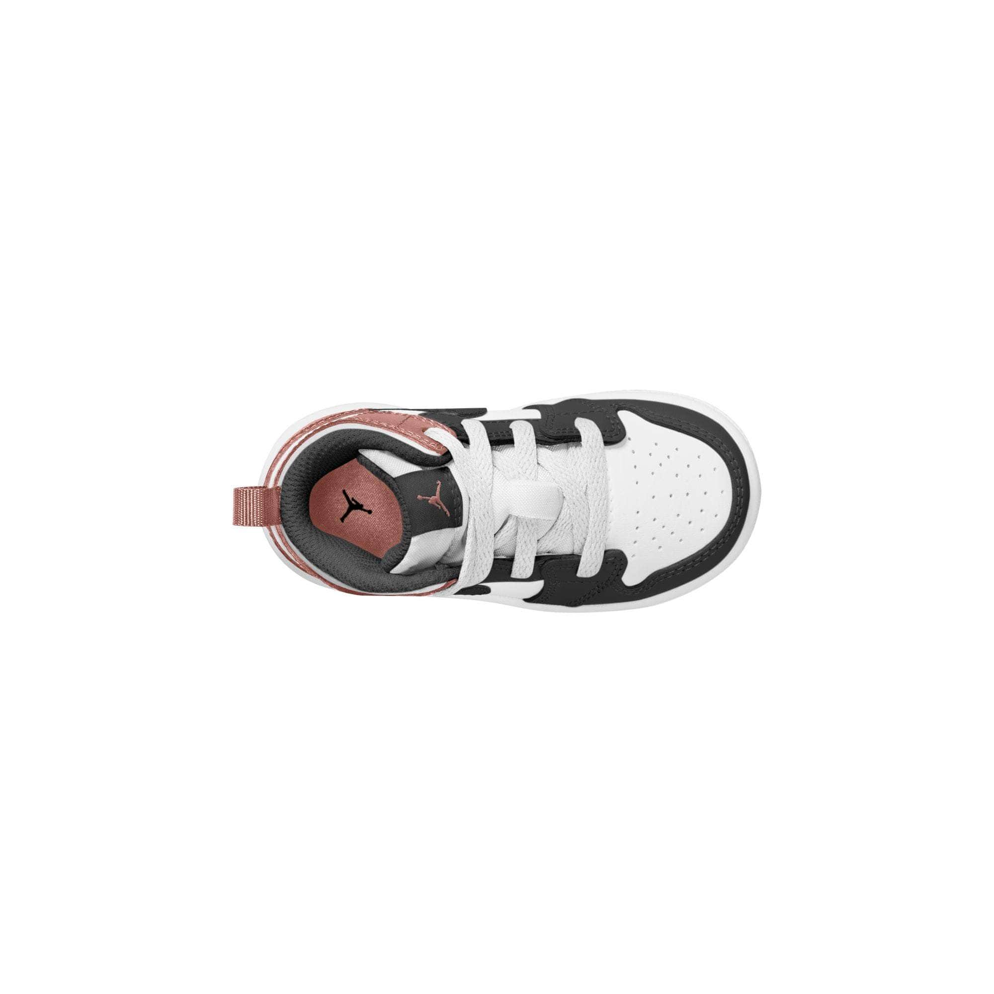 Nike FOOTWEAR Air Jordan 1 Mid "White Rust Pink Black" - Toddler