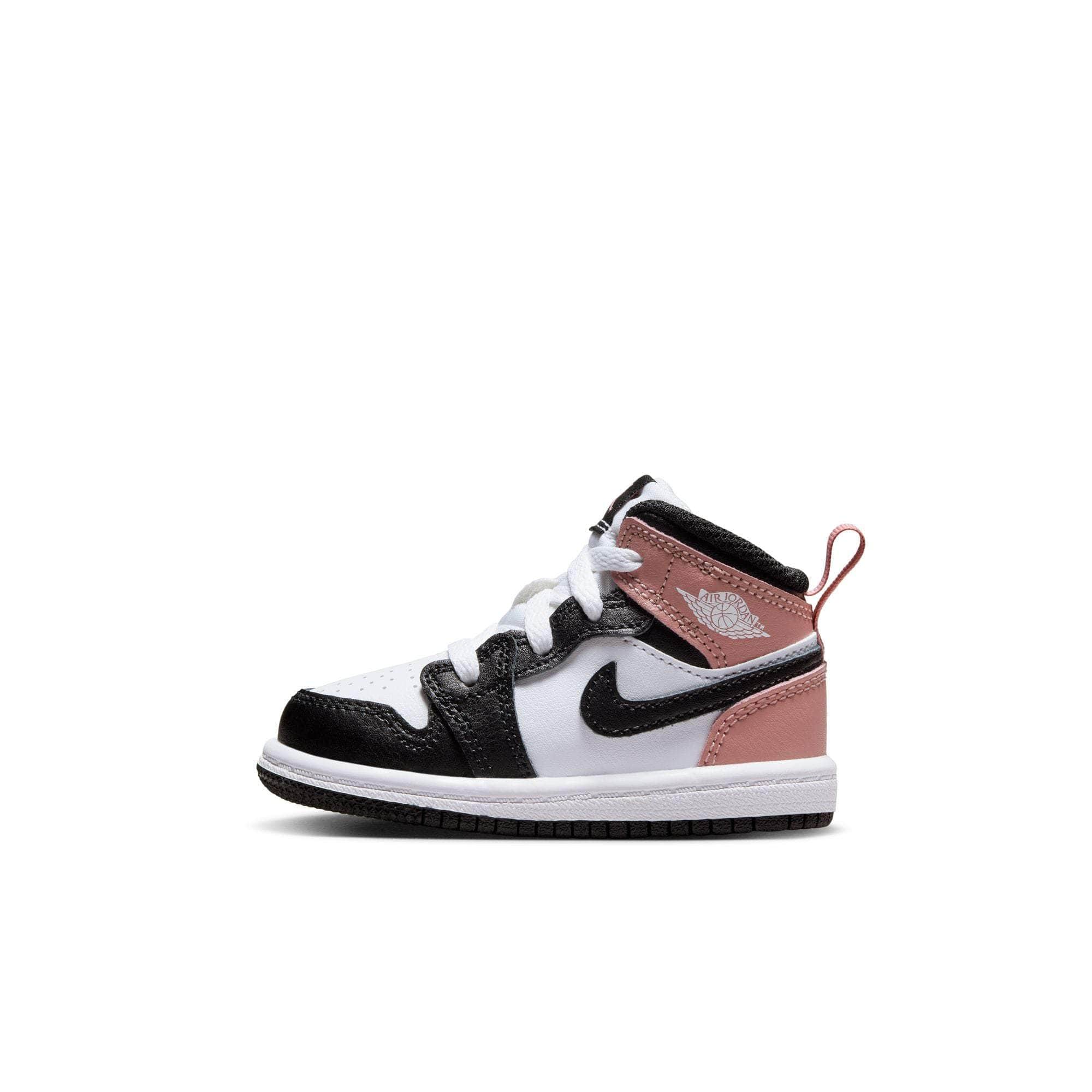 Nike FOOTWEAR Air Jordan 1 Mid "White Rust Pink Black" - Toddler