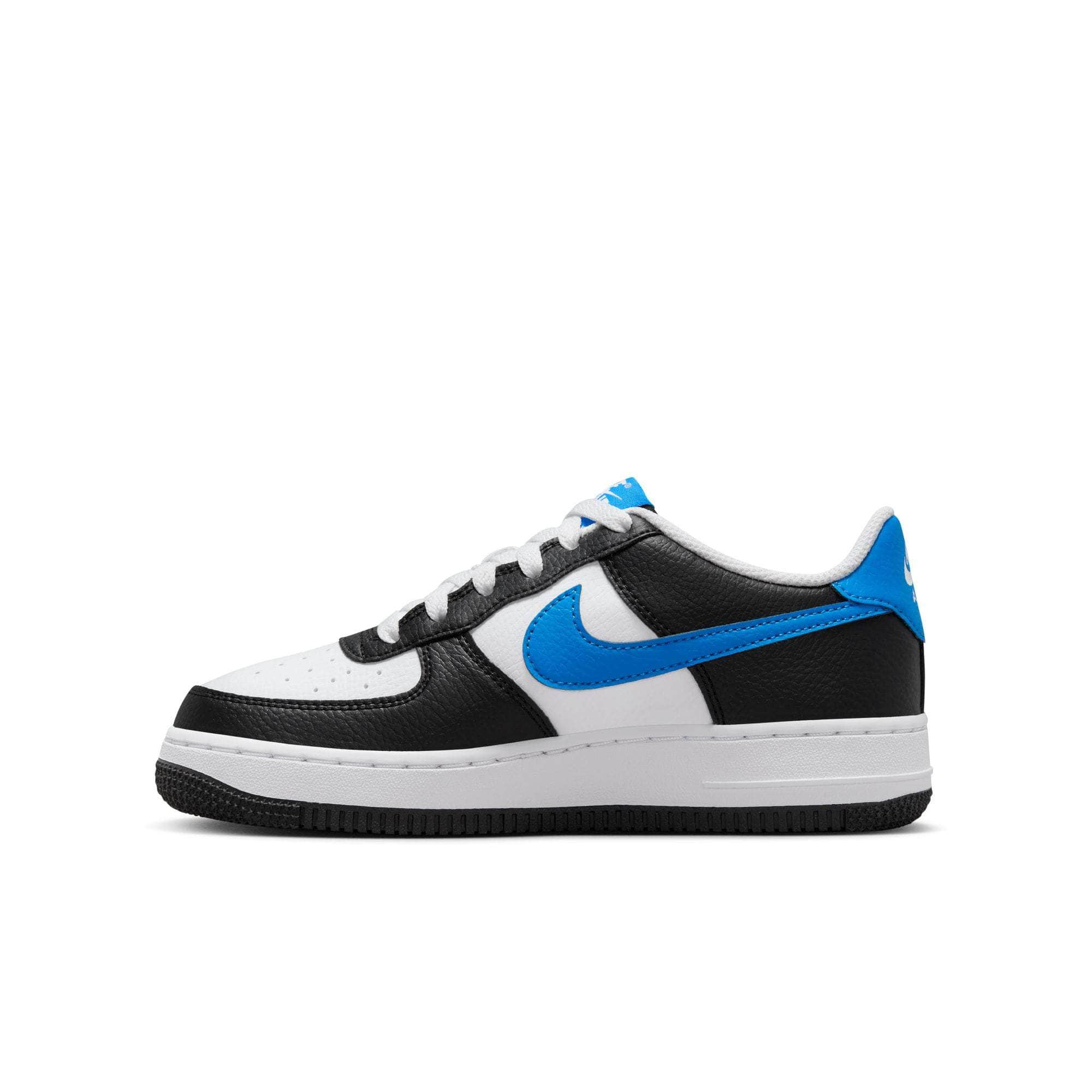 NIKE FOOTWEAR Nike Air Force 1 “Black/Royal Blue” - Boy's GS