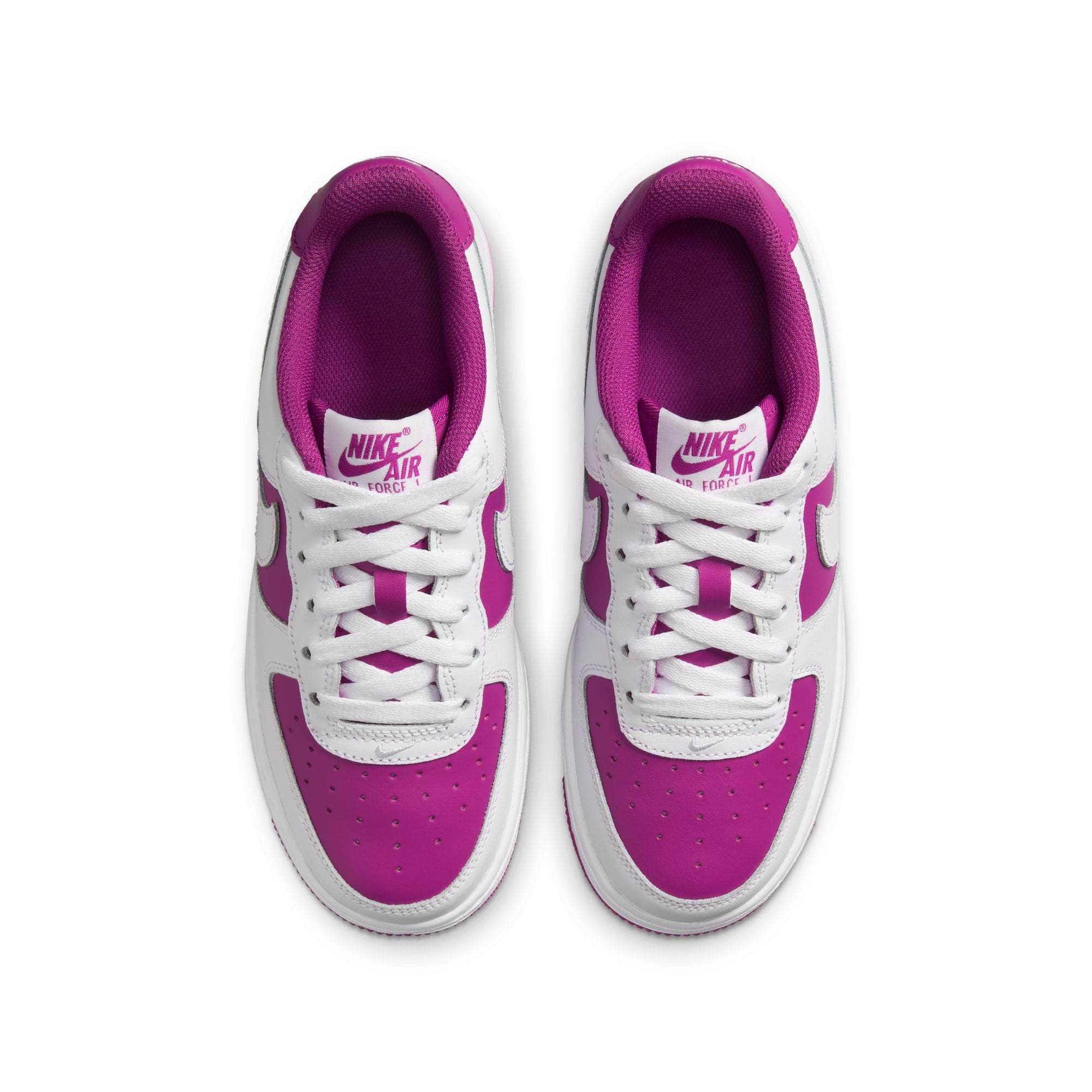 Nike Footwear Nike Air Force 1 Low "White Hot Fuchsia" - Boy's GS
