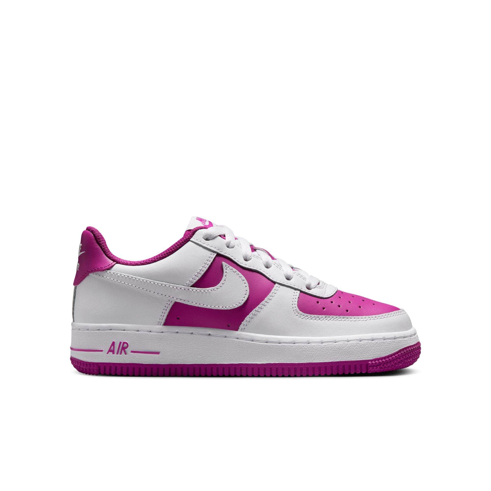 Nike Footwear Nike Air Force 1 Low "White Hot Fuchsia" - Boy's GS