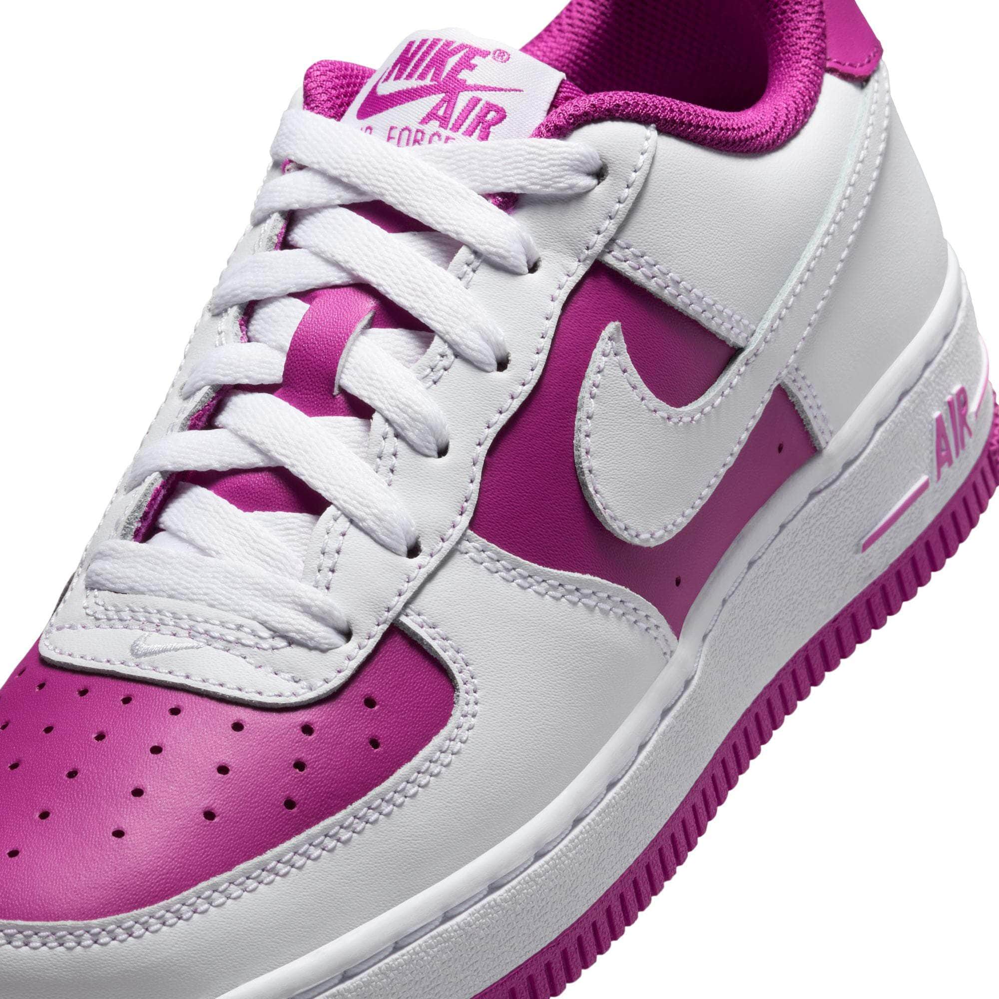 Nike Footwear Nike Air Force 1 Low "White Hot Fuchsia" - Boy's GS