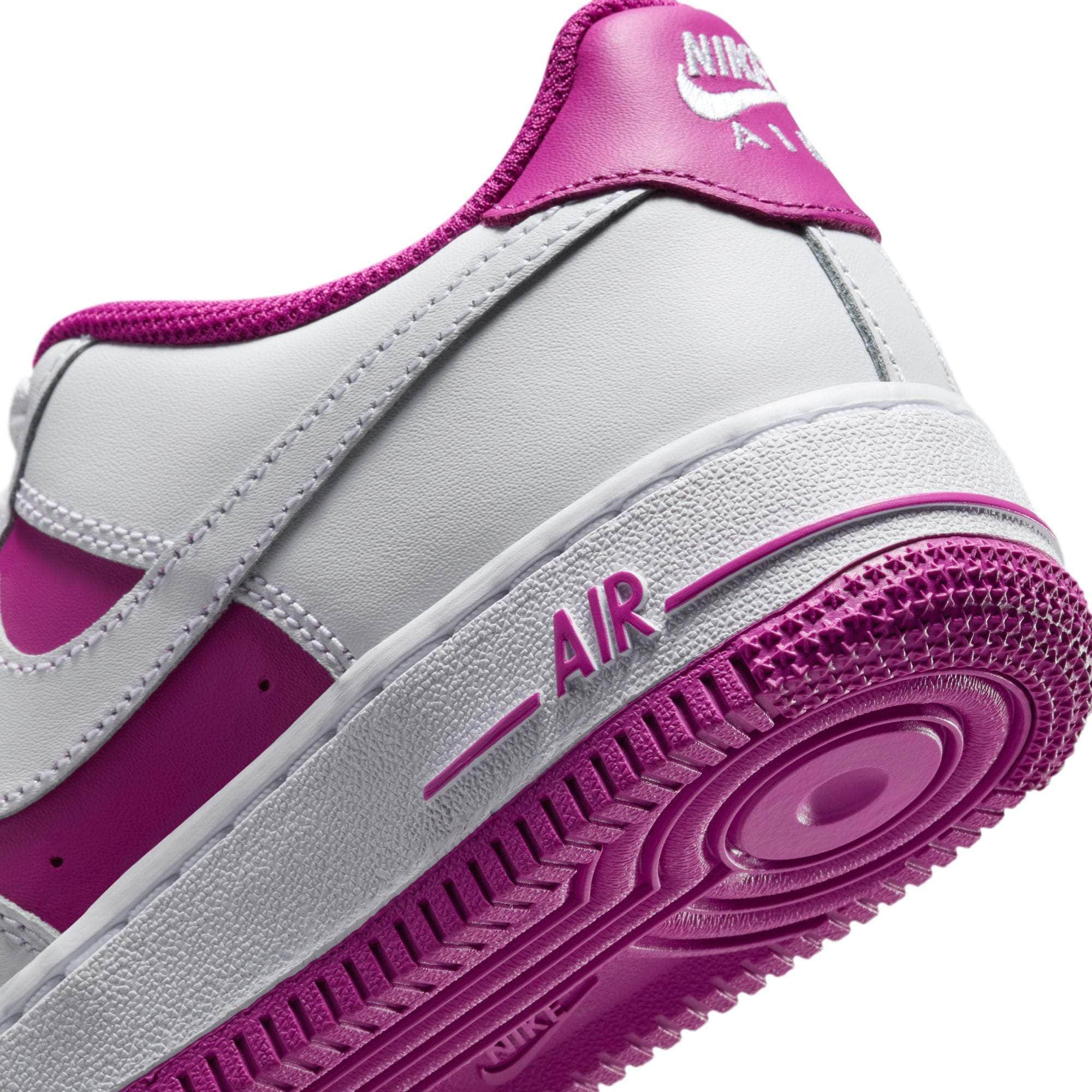 Nike Footwear Nike Air Force 1 Low "White Hot Fuchsia" - Boy's GS