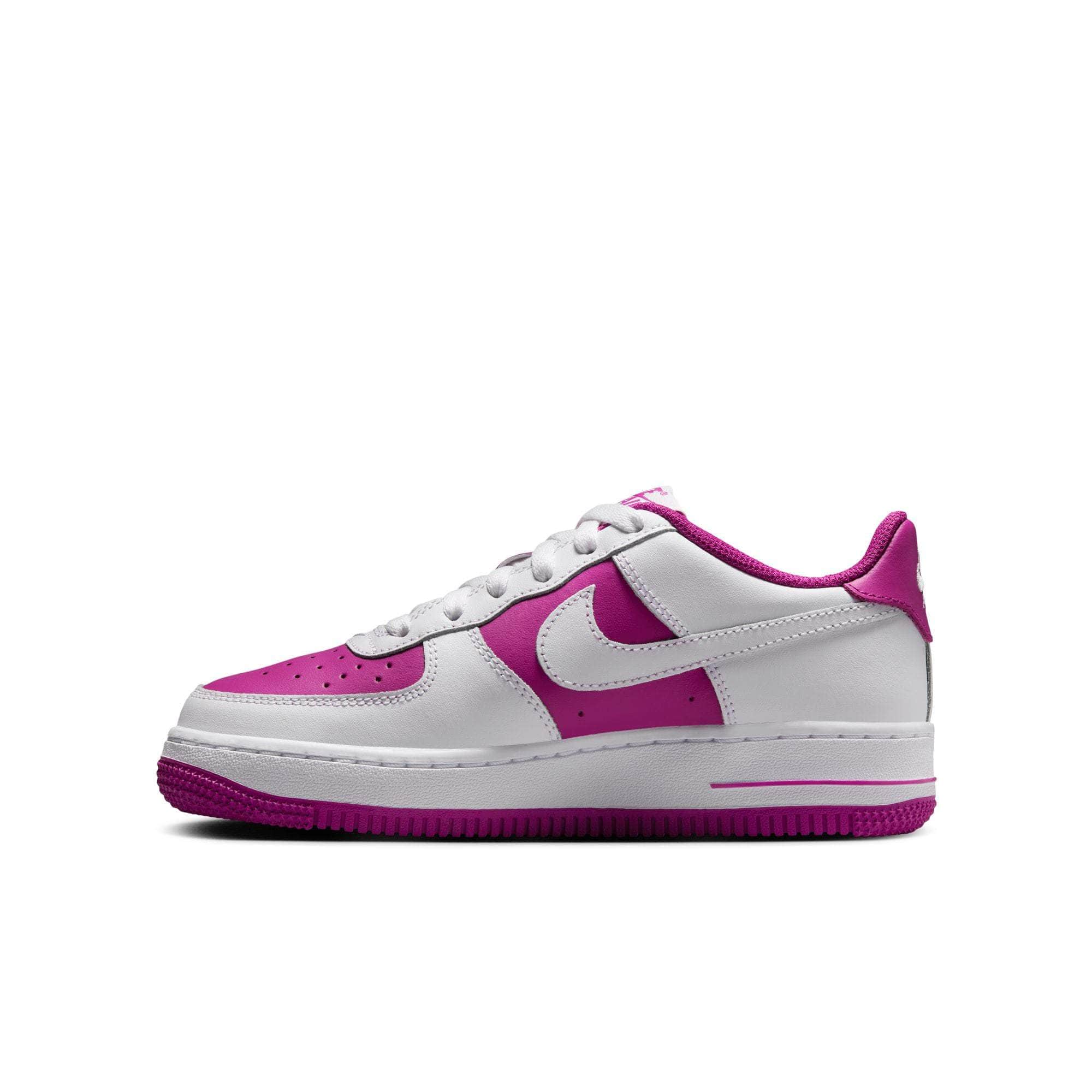 Nike Footwear Nike Air Force 1 Low "White Hot Fuchsia" - Boy's GS