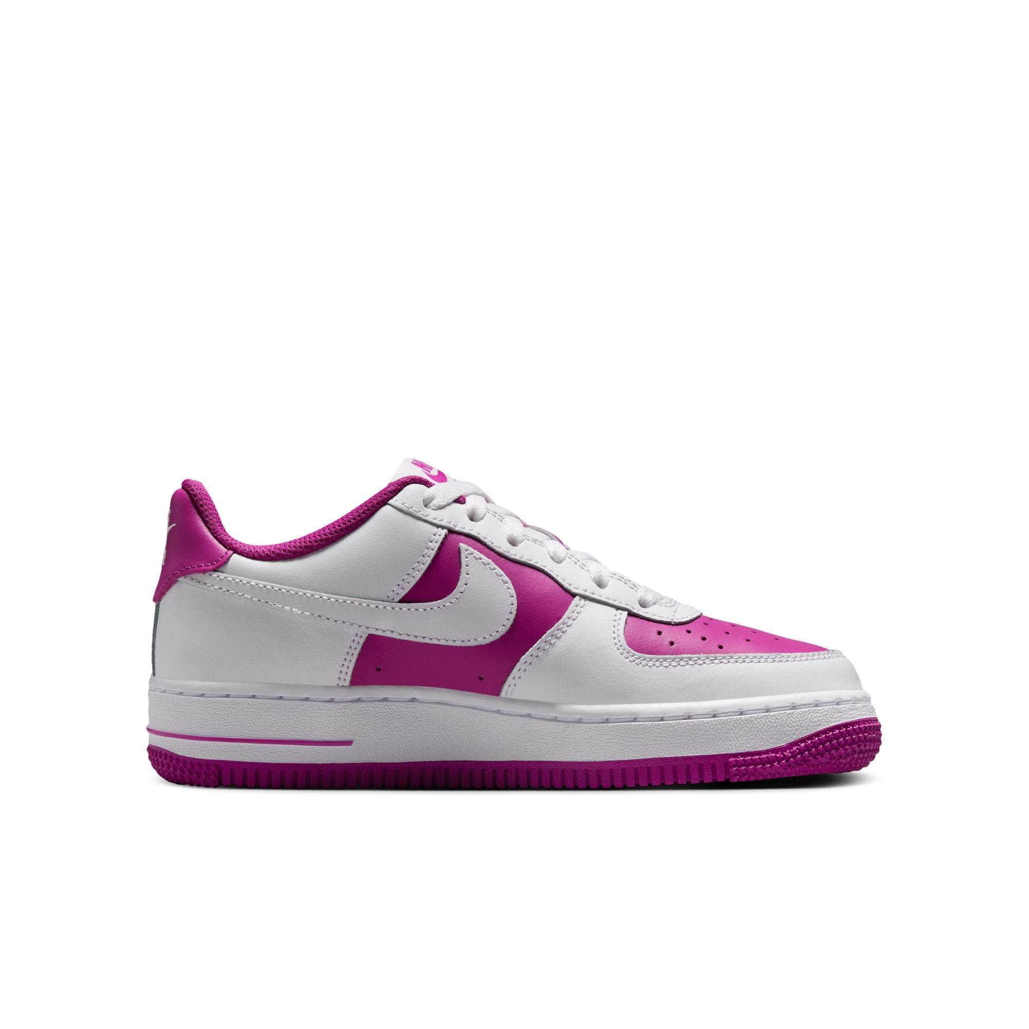 Nike Footwear Nike Air Force 1 Low "White Hot Fuchsia" - Boy's GS