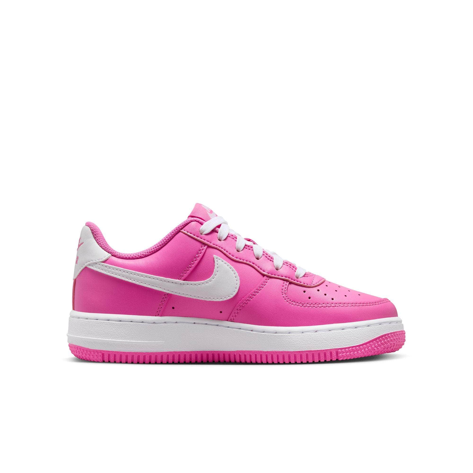Nike FOOTWEAR Nike Air Force 1 "White Black" - Boy's Grade School