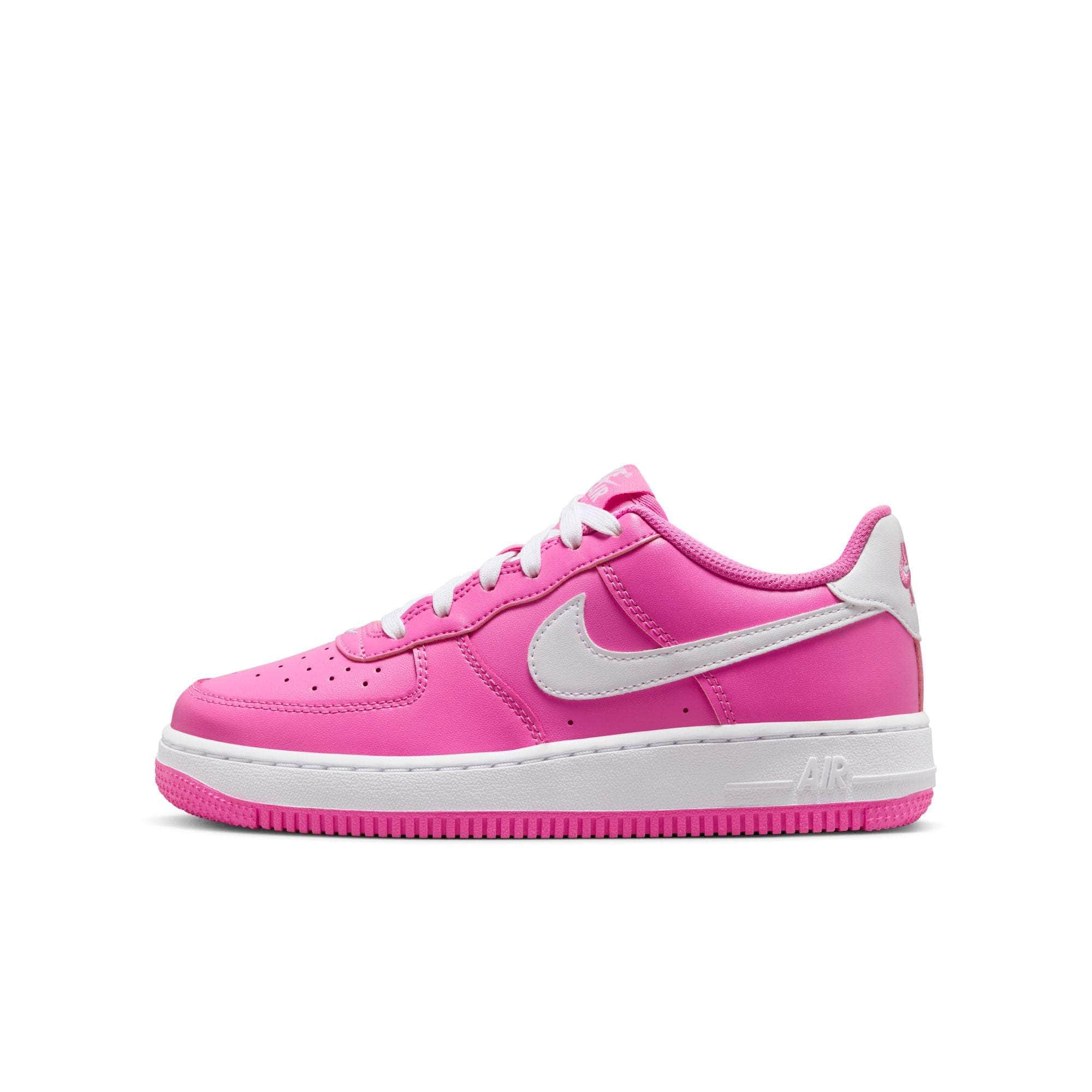 Nike FOOTWEAR Nike Air Force 1 "White Black" - Boy's Grade School