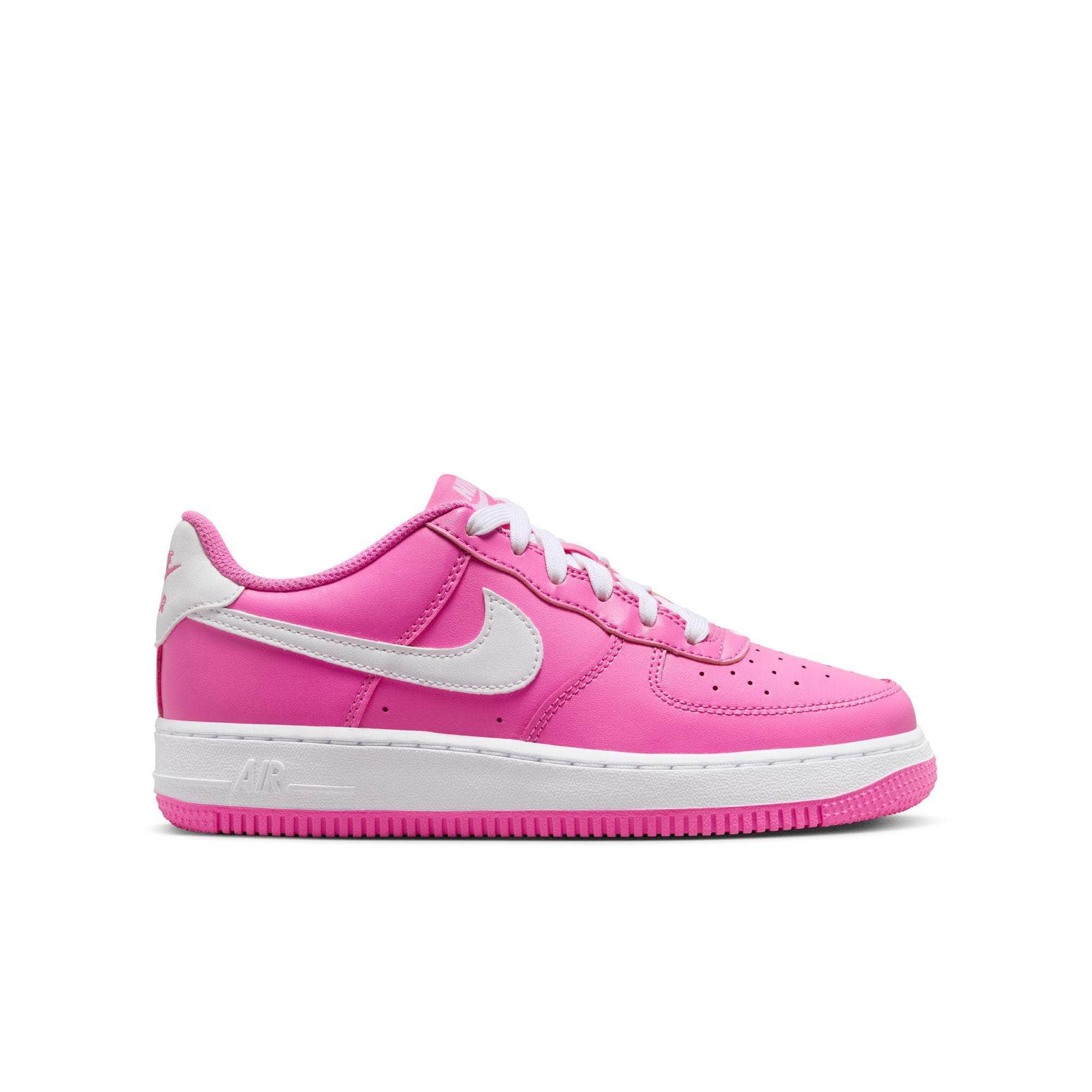 Nike FOOTWEAR Nike Air Force 1 "White Black" - Boy's Grade School