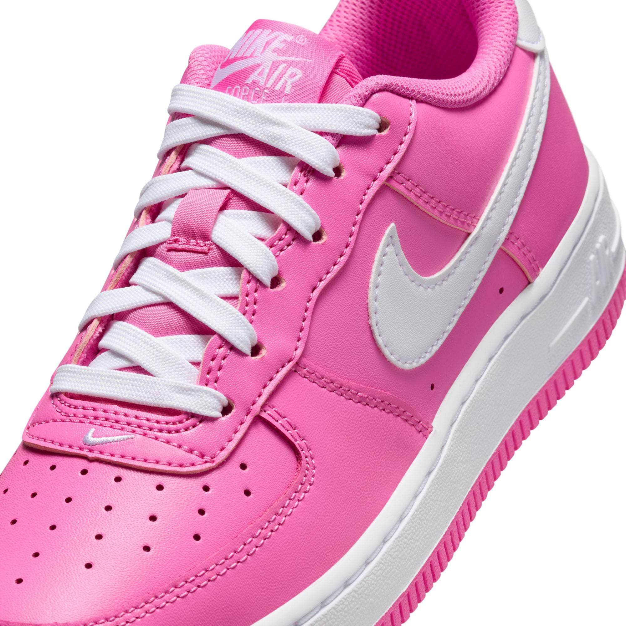 Nike FOOTWEAR Nike Air Force 1 "White Black" - Boy's Grade School