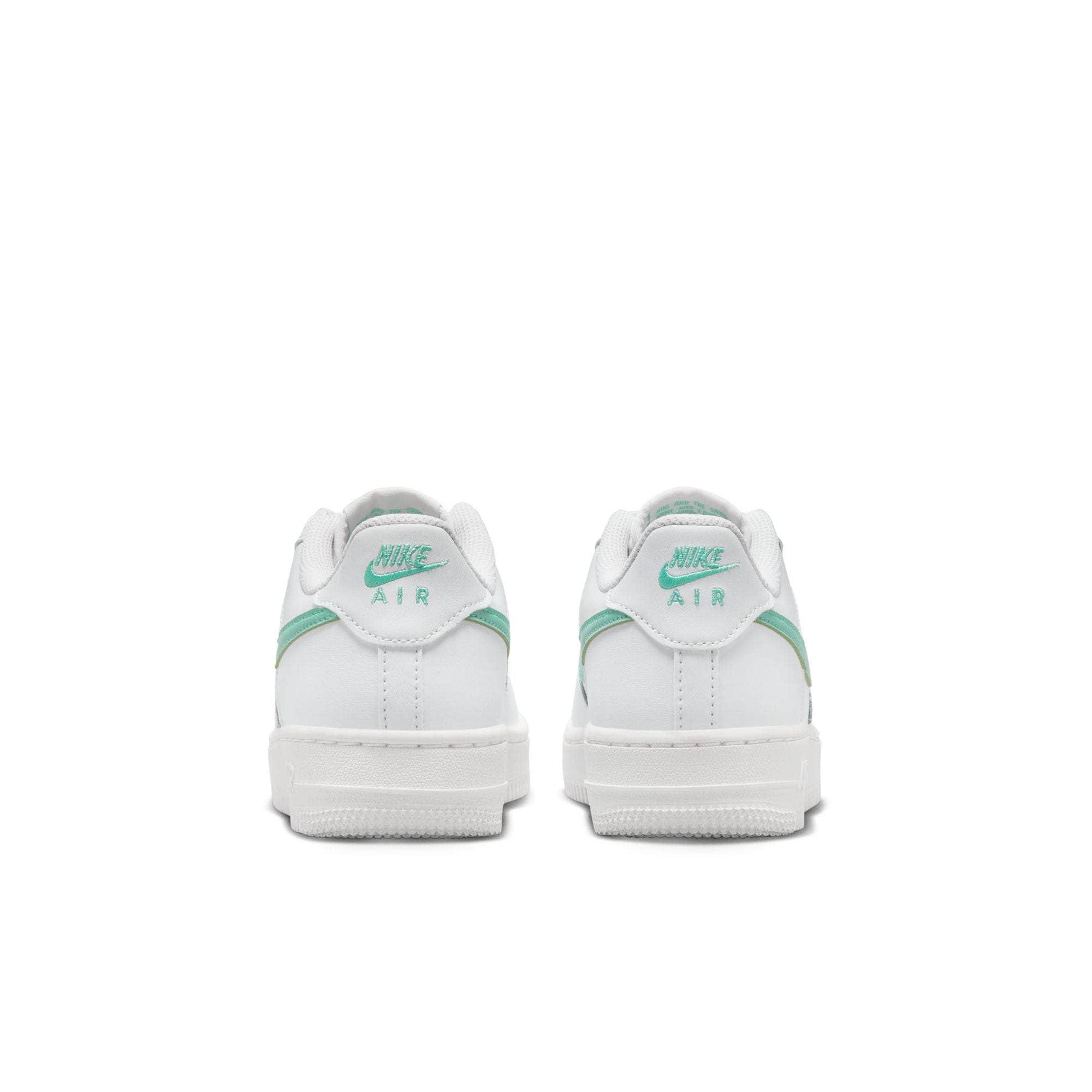nike FOOTWEAR Nike Air Force 1 " White Emerald Rise" - Boy's GS