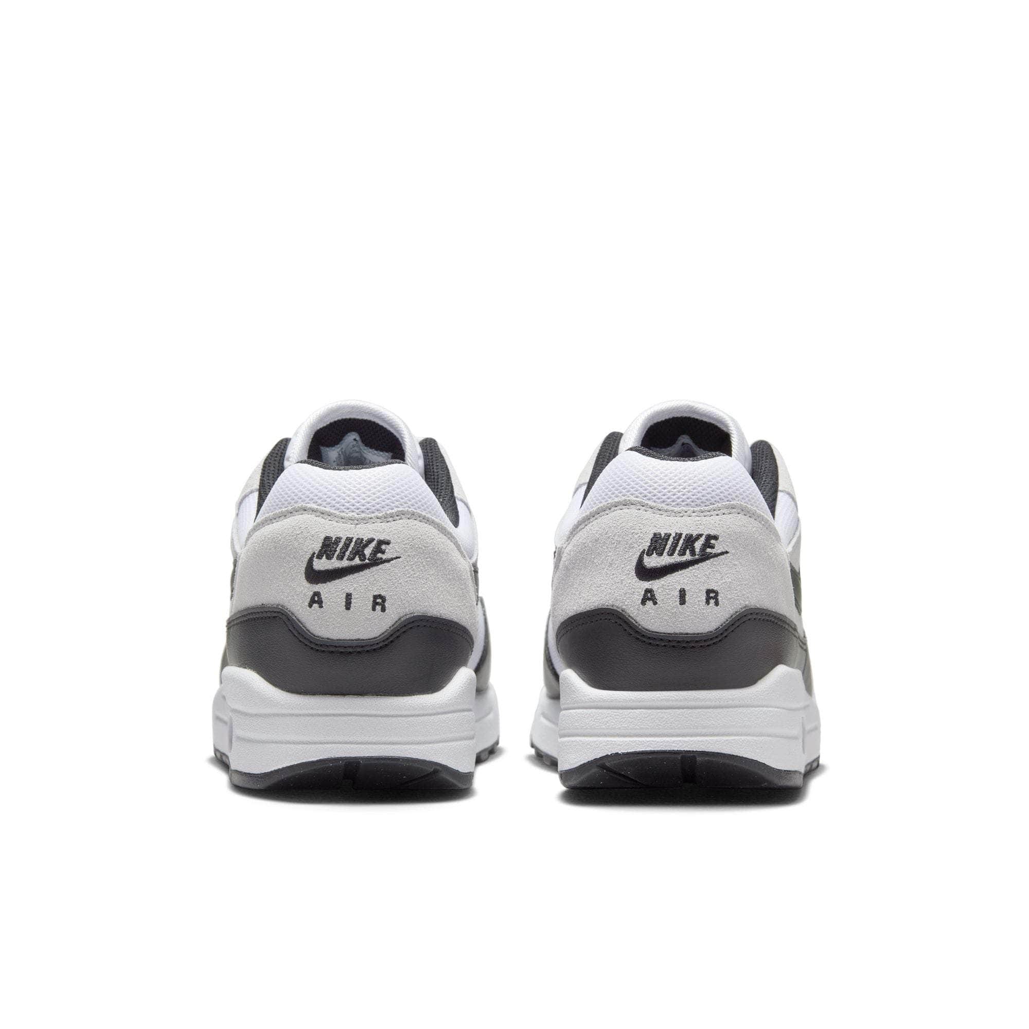 Nike FOOTWEAR Nike Air Max 1 Essential White Pure Platinum Black - Men's
