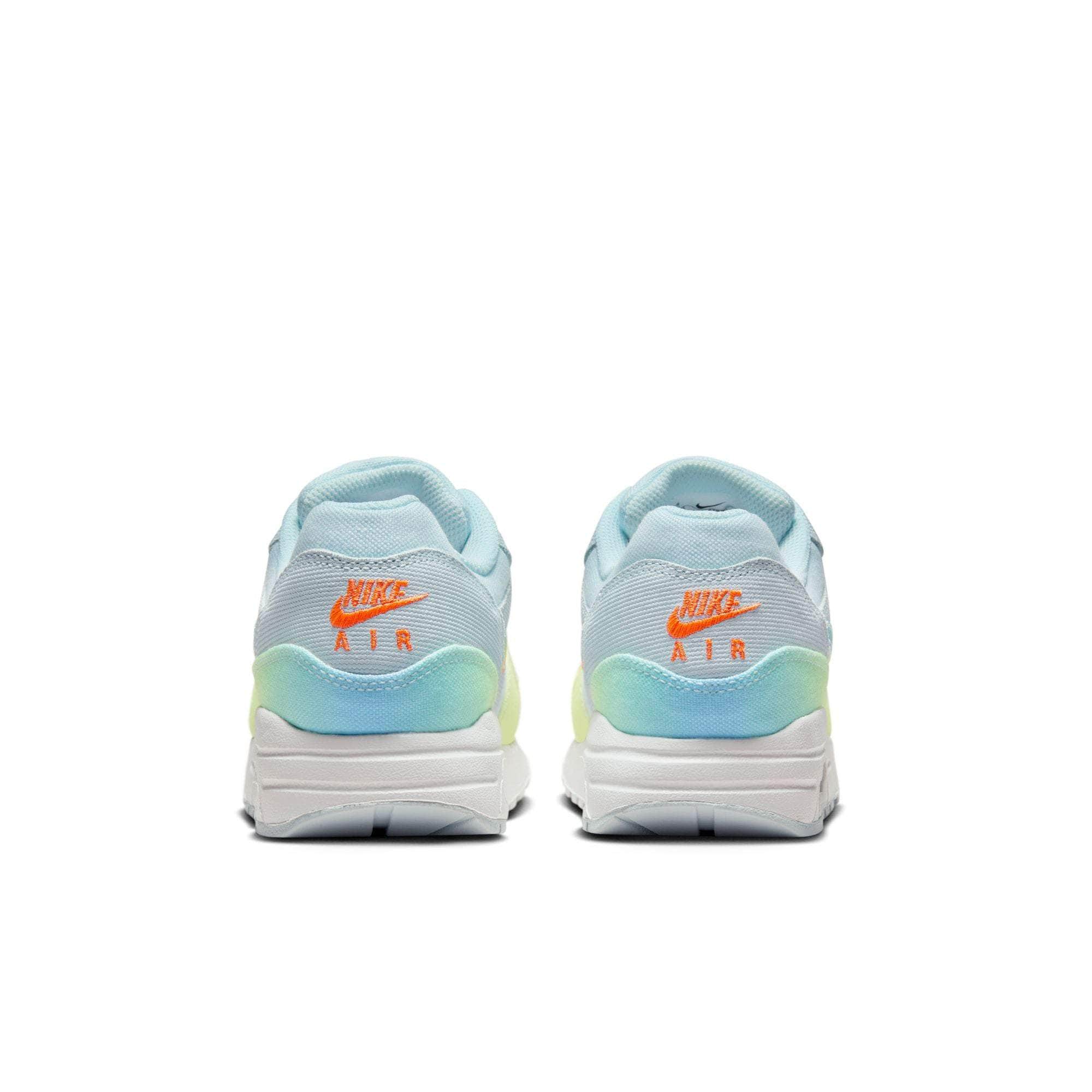 Nike FOOTWEAR Nike Air Max 1 "Glacier Blue Total Orange" - Boy's GS