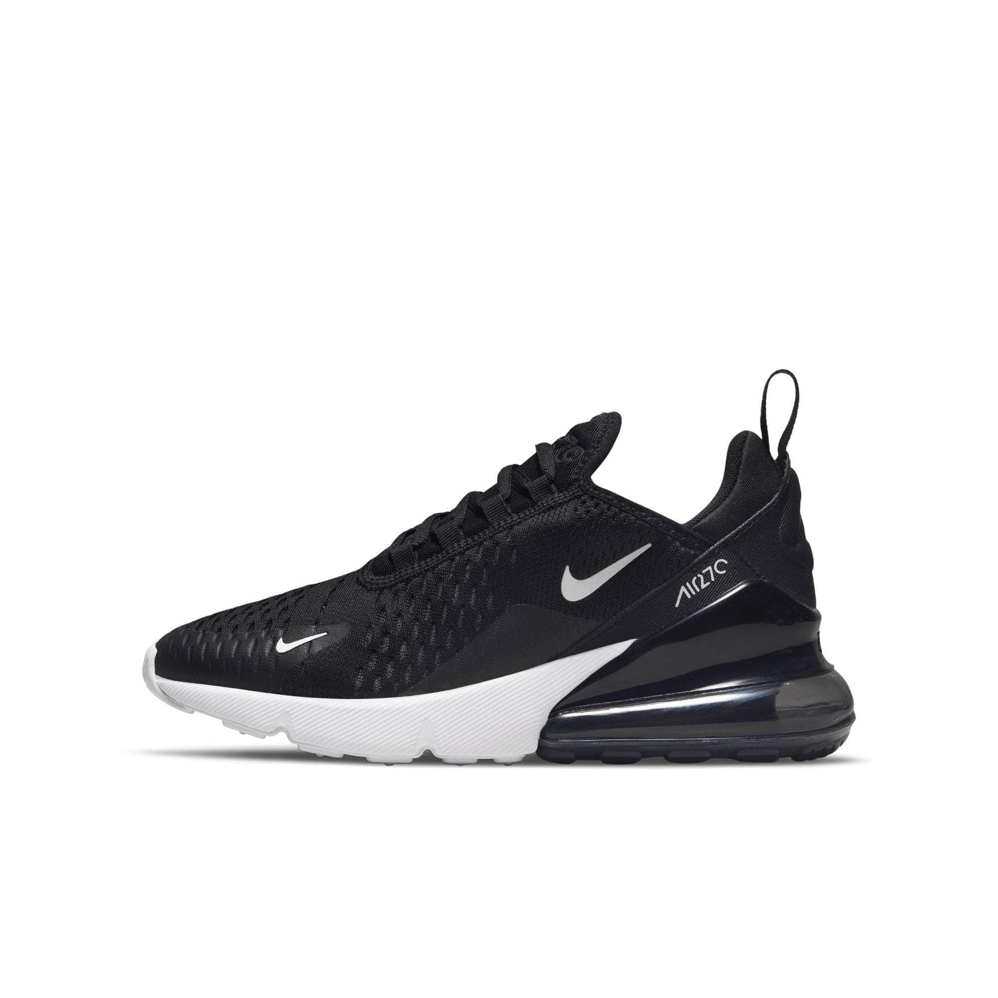 Nike FOOTWEAR Nike Air Max 270 "Black White" - Boy's GS