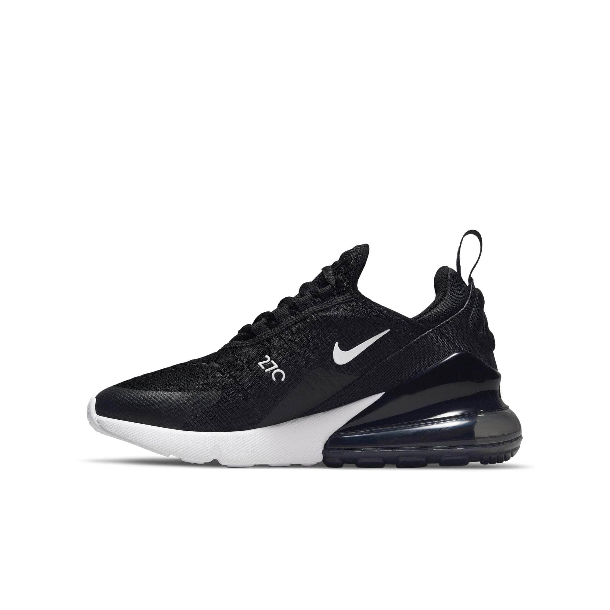 Nike FOOTWEAR Nike Air Max 270 "Black White" - Boy's GS